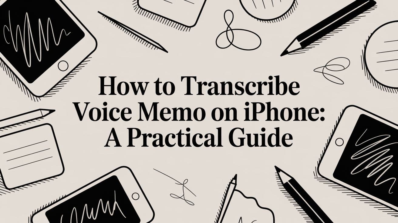 How to Transcribe Voice Memos on an iPhone: A Complete Guide