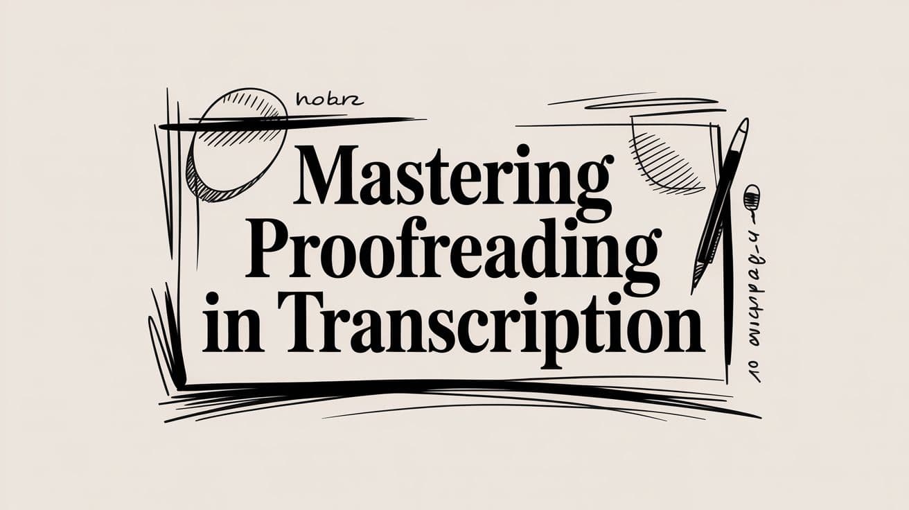 Mastering Proofreading in Transcription