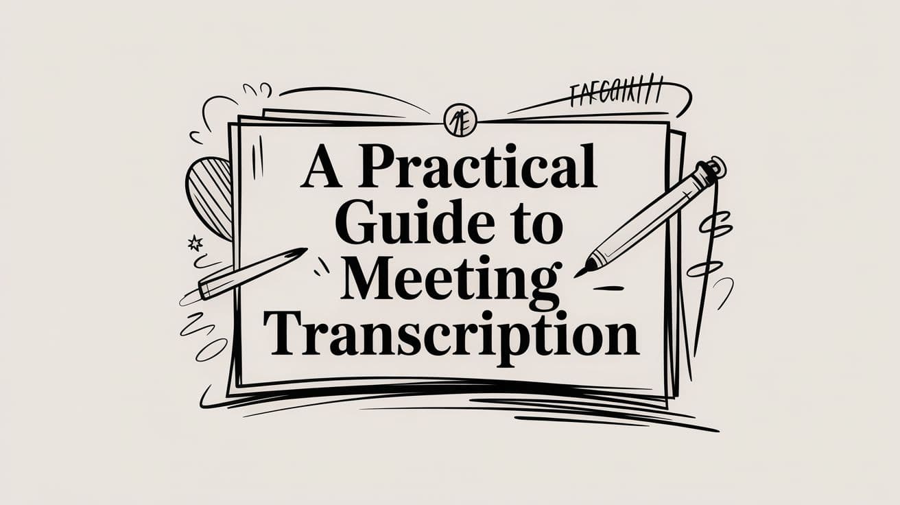 A Practical Guide to Meeting Transcription