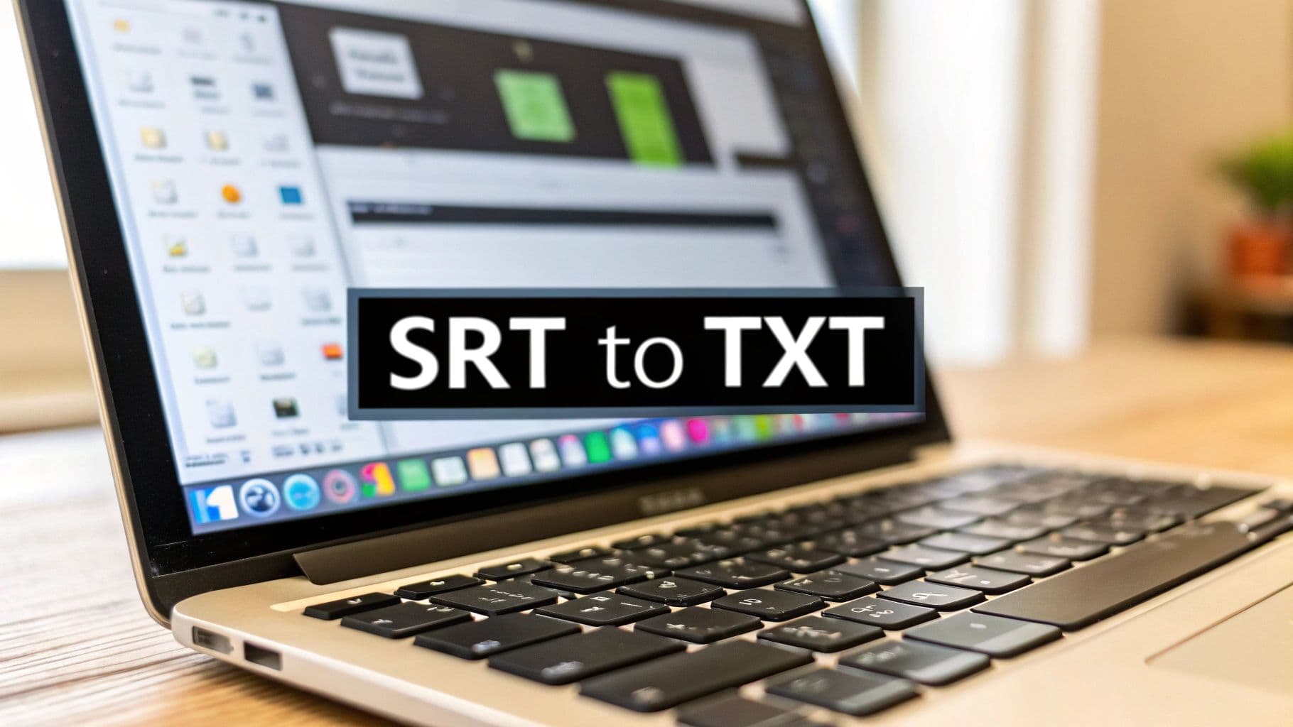 SRT to TXT: The Easiest Way to Convert Subtitles to Text